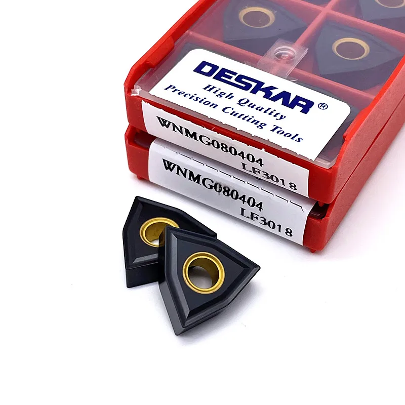 Deskarar WNMG080404 WNMG080408 WNMG080412 LF3018 CNC torno cortador de torneado piezas de herramientas para hierro fundido