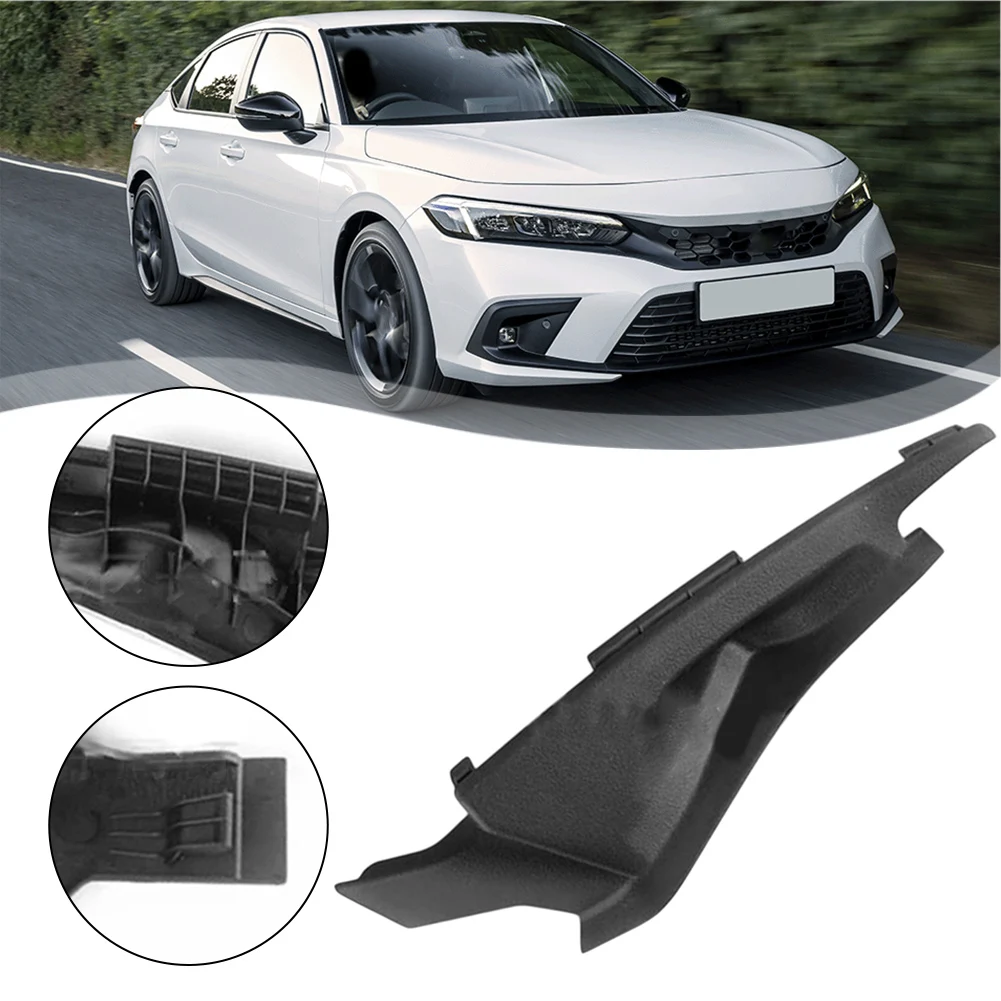 73165T20A01 Cubierta de bisagra de capó Pieza de repuesto del deflector del limpiaparabrisas izquierdo para Honda para Civic diseñada para ajuste directo OEM