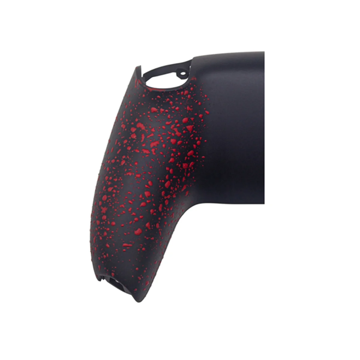 Y02ABottom Back Shell Non-Slip Rear Housing Game Improvement Replacement Parts for PS5 Controller Black Red