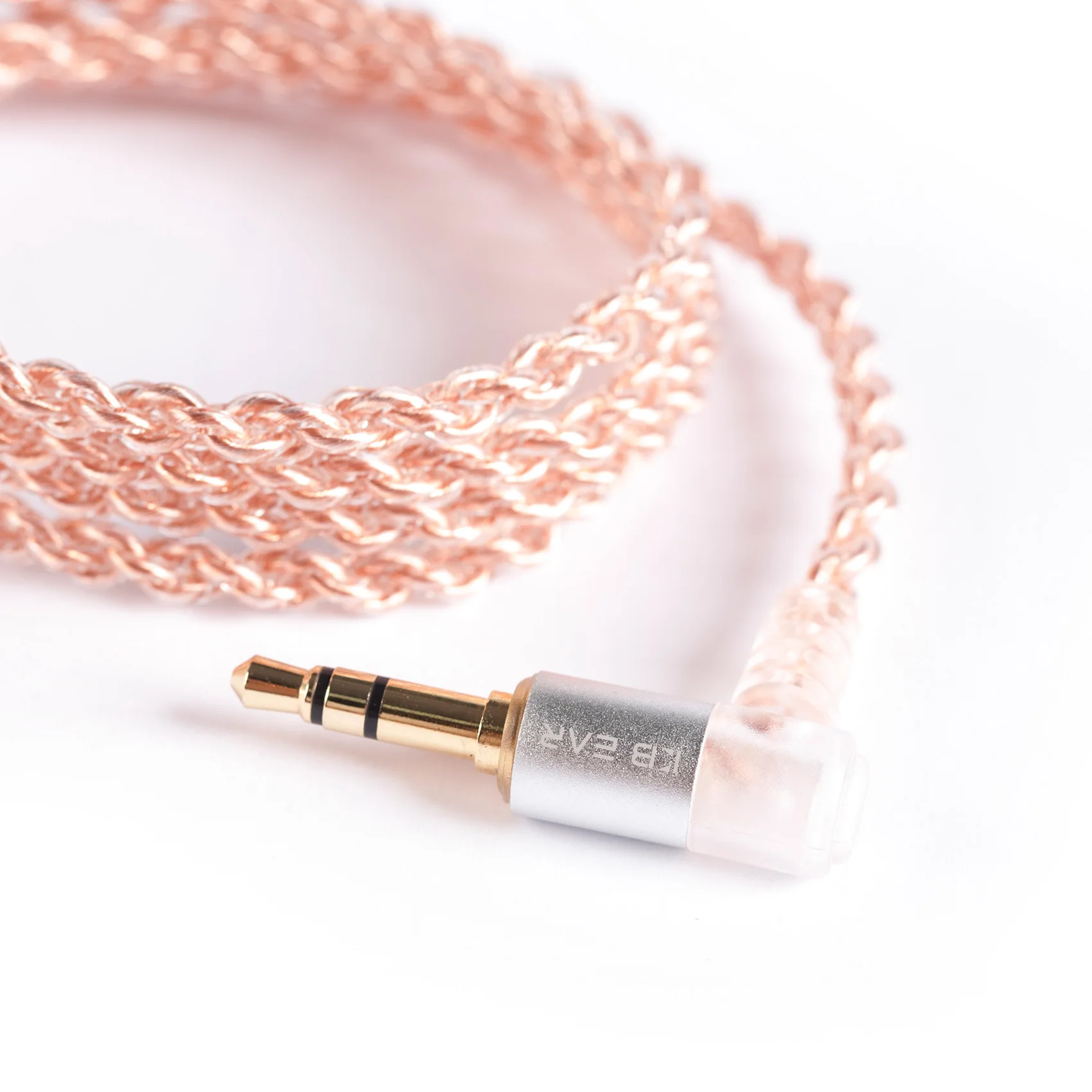 KBEAR 4-adriges Kupfer-Upgrade-Kopfhörerkabel mit Kabel, 2 PIN/QDC/MMCX/TFZ, Ohrhörer-Anschluss für KBEAR KZ ZSN PRO Kopfhörer, HiFi-Headset