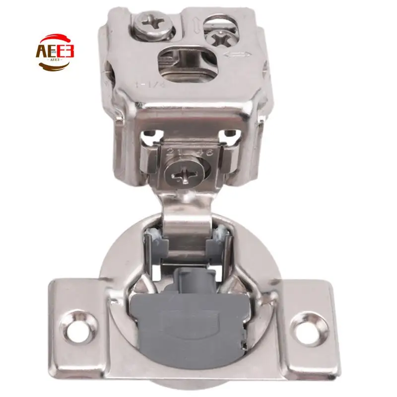 

AEE3-10 Pack 1-1/4 Inch 3D Overlay Soft Close Concealed Hinges Parts For Face Frame Door, Control Closing Speed,105° Open Angle