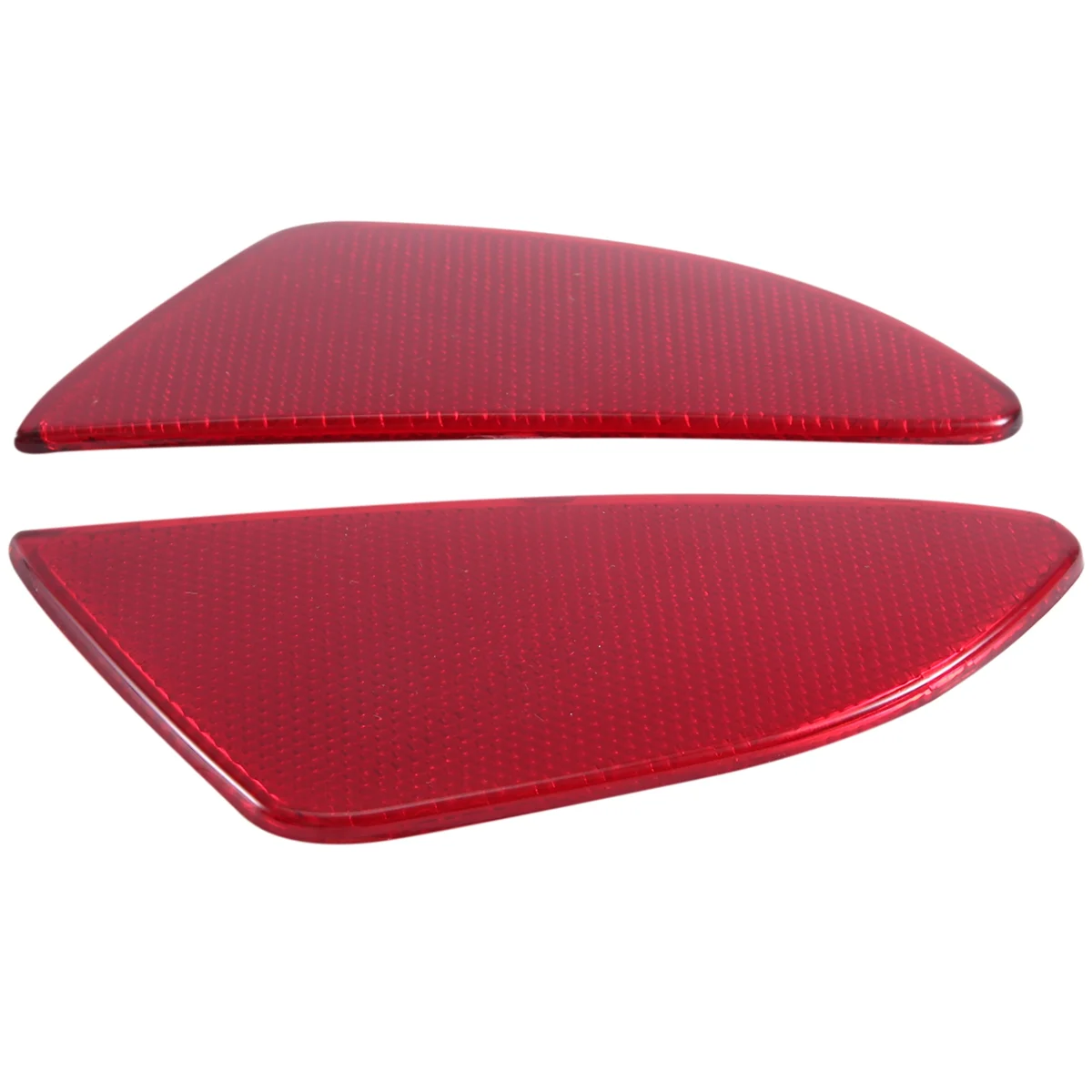 Car Styling ABS Plastic Rear Tail Fog Light Lamp Reflector Panel Set for Mazda 2 Demio 2015-2018