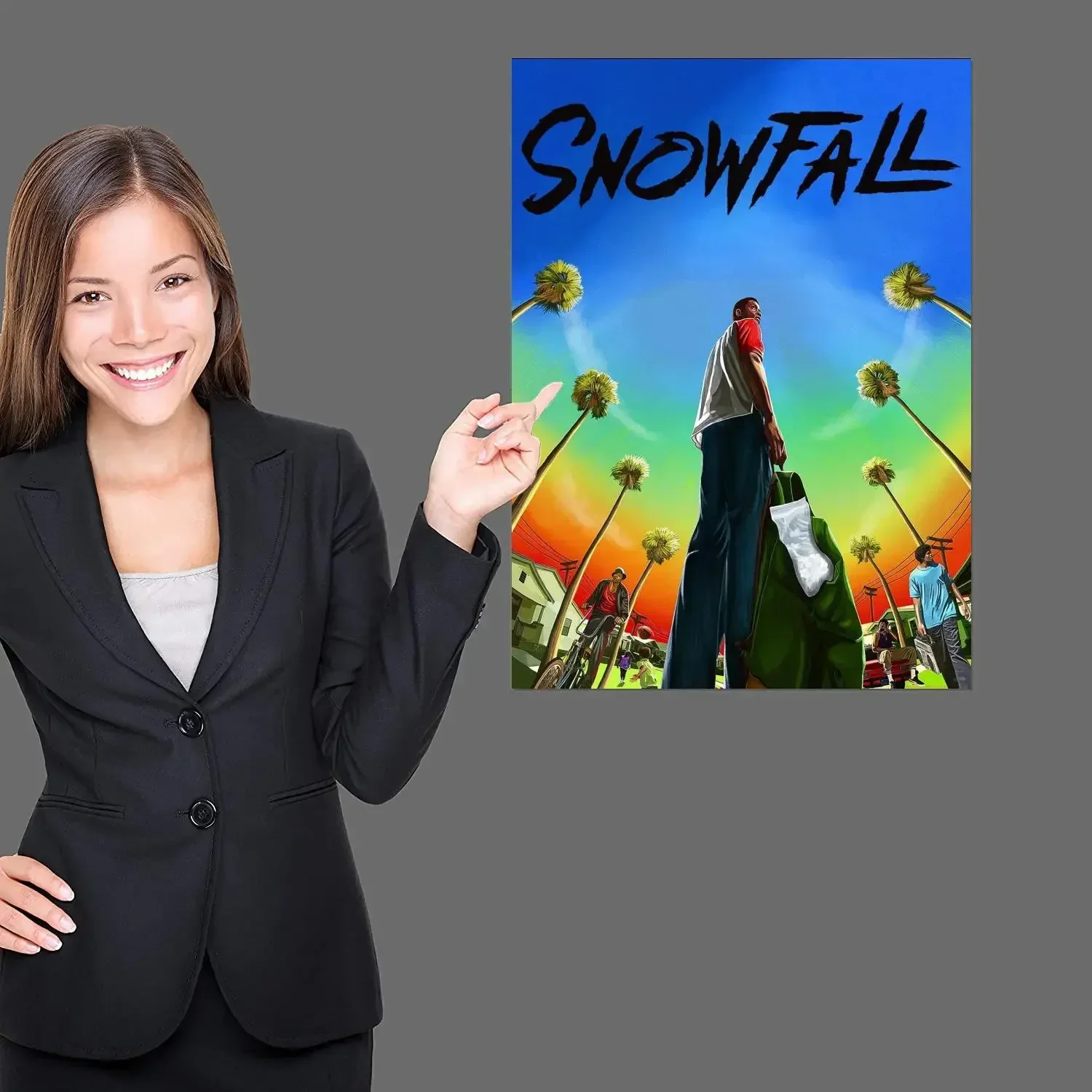 Snowfall Poster Aesthetic Canvas Painting Wall Art Pictures Club Home Decor Room Decoration Fanatical Gifts