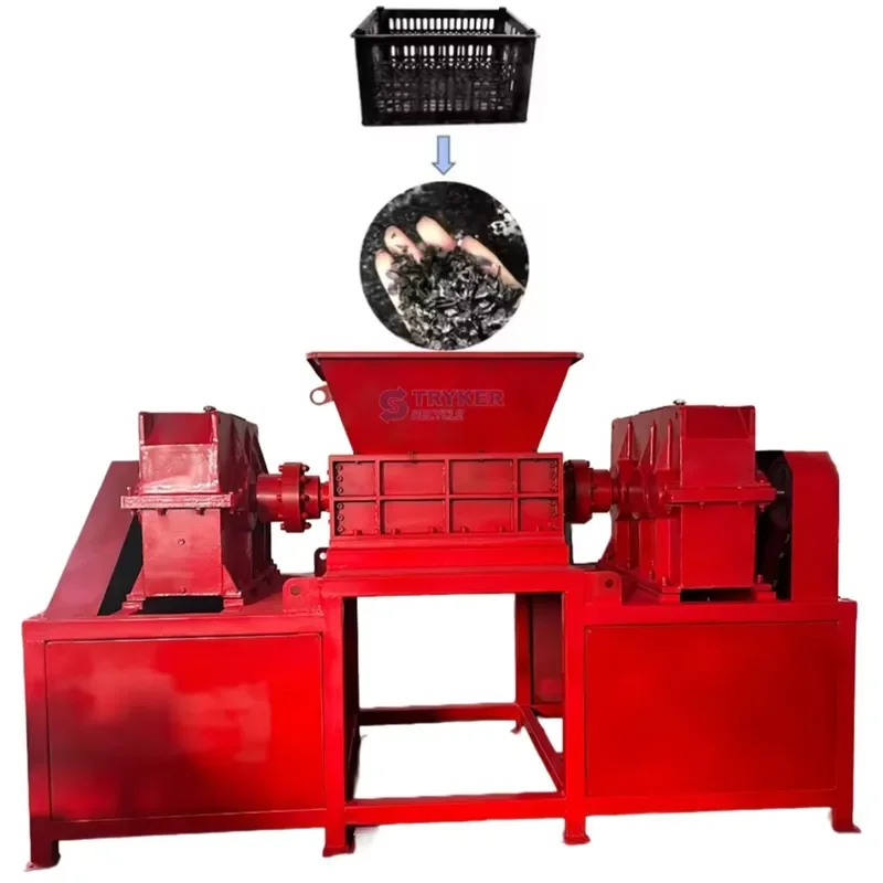 Recycling Machine 2026 ST-CR800 Double-Shaft Shredder Dual-Shaft Shredding Machine for Aluminum Alloy Metal Plastic Tire &