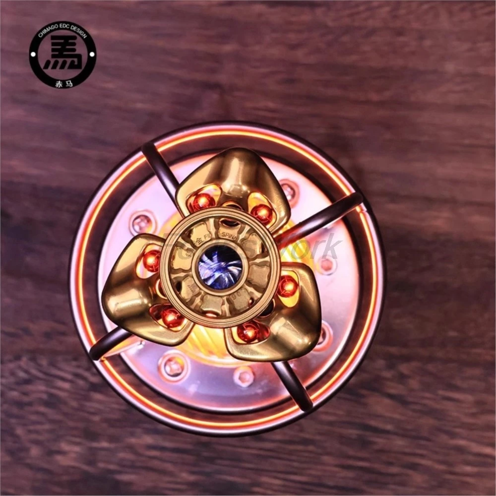 Chimago Tungsten Gold Hand Stress Relief Toys Fidget Spinner Boy Toys