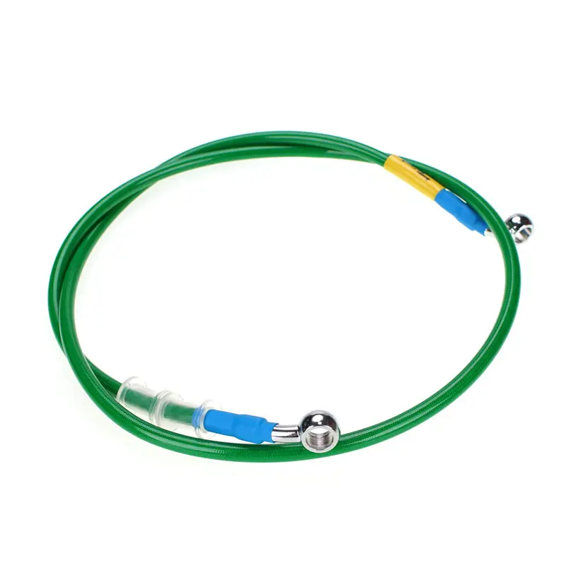 400mm-2400mm Brake Hose Hydraulic DOT Line Cable 10mm 28° 90° Banjo for Suzuki Kawasaki Yamaha Pipe Line Braided oil hose