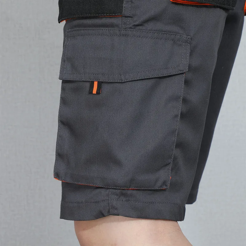 Mens Polycotton Shorts Cargo Short Working Shorts Multiple Pockets Hard Wearing Casual Work Wear Short Pants For Summer