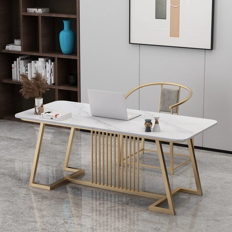 Modern home slate light luxury desk small apartment simple desktop computer desk