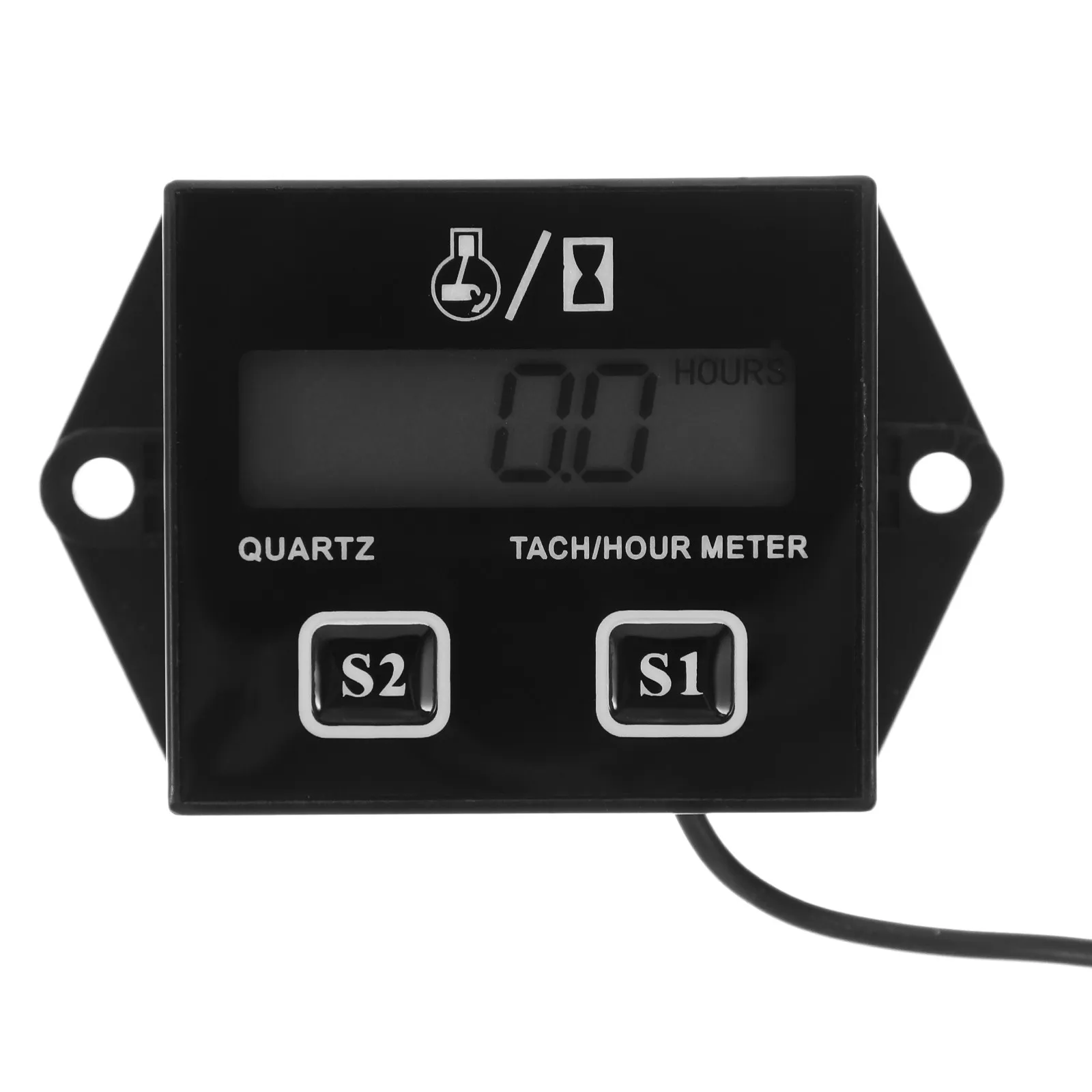 

1Set Digital Chainsaw Tachometer High Precision Pulse Speedometer for Small Engines Motorcycle Lawn Mower Atv Utv Rv Engine Tach