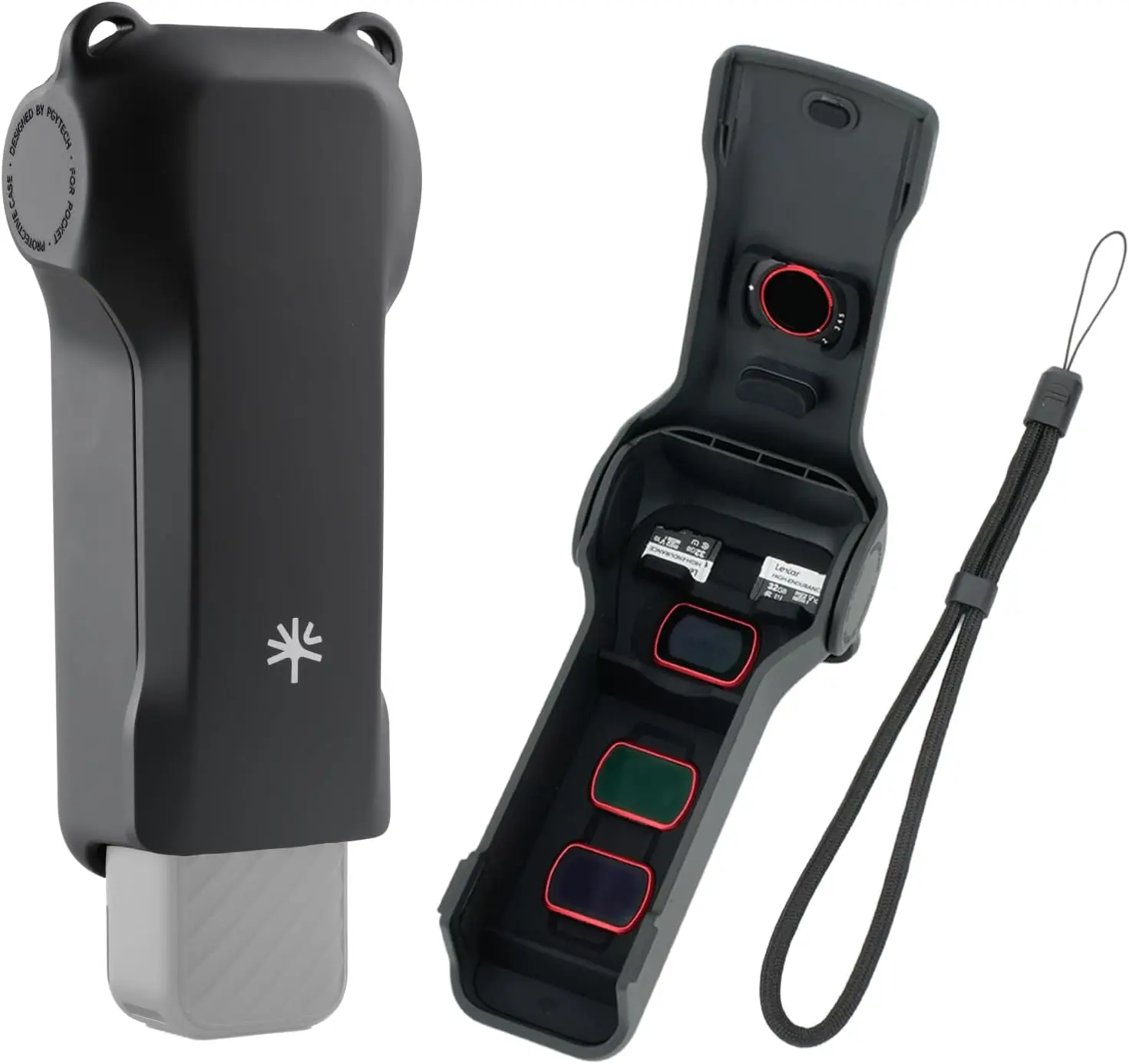 PGYTECH beschermhoes voor DJI Osmo Pocket 4/3 Xtra Muse Gimbal Lens Screen Protector Snap-Lock Snelle toegang