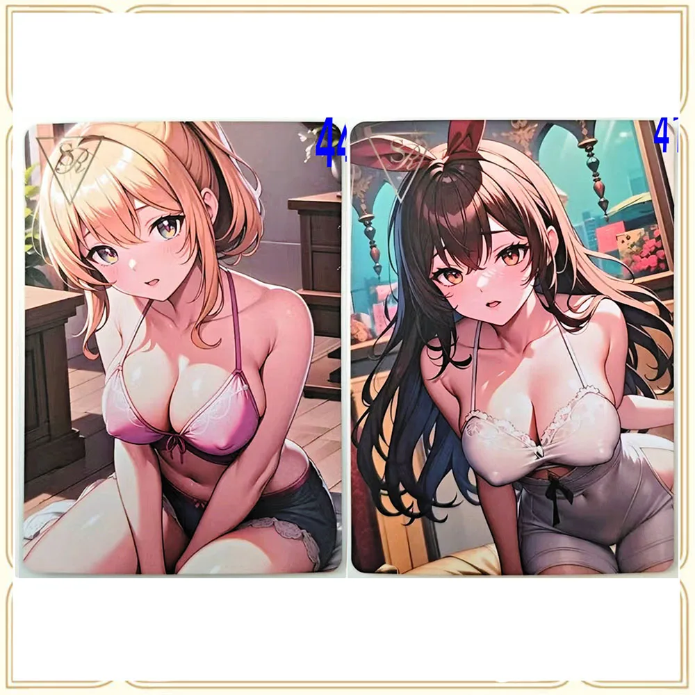 Anime Goddess Story Constellation SR Black Magician Girl Premium Glitter Gry Zabawki Karty Kolekcjonerskie Prezenty Świąteczne Urodzinowe