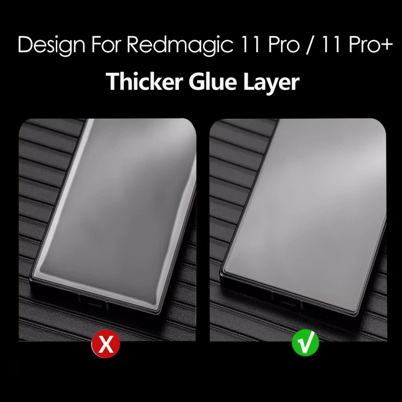 Oleophobes Schutzglas für REDMAGIC 11 Pro, Anti-Explosion-Displayschutz aus gehärtetem Glas für Redmagic 11 Pro Plus – Detail 3