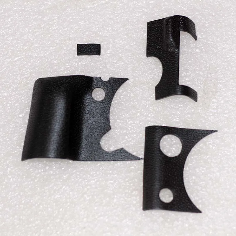 A Set of 3PCS New body rubber with glue (Grip+thumb+front)repair parts For Fujifilm X-T1 XT1 Camera