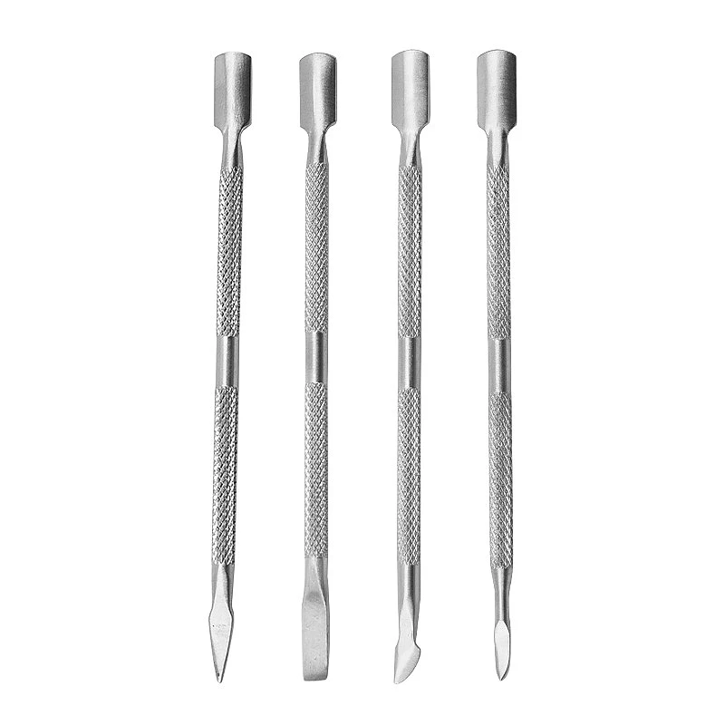 

Double-ended Stainless Steel Cuticle Pusher Dead Skin Push Remover For Pedicure Manicure Nail Art Cleaner Care Tool Factory 2030