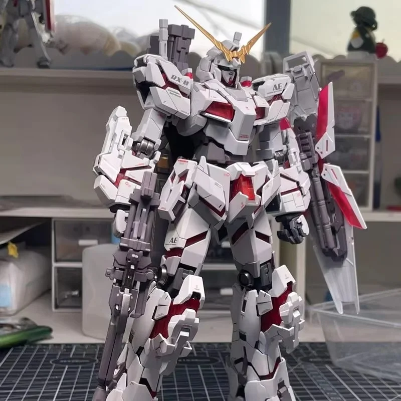 In Stock Hg 1/144 Rx-0 Unicorn Destruction Mode Assemble The Model Action Figures Armor Doll Toy Gift Collectible