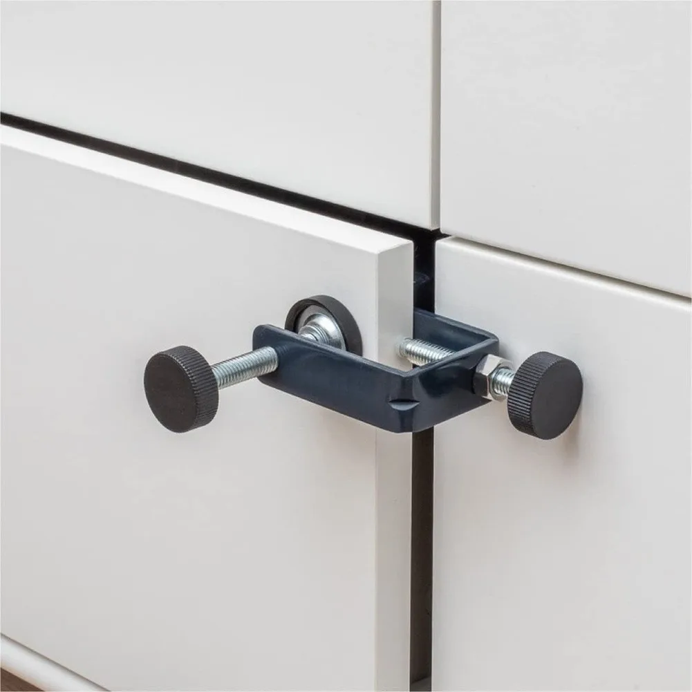 2 Pack Right Angle Clamps For Drawer Front Installation And Cabinet Hardware Assembly Woodworking Tool Secure Holding Jig