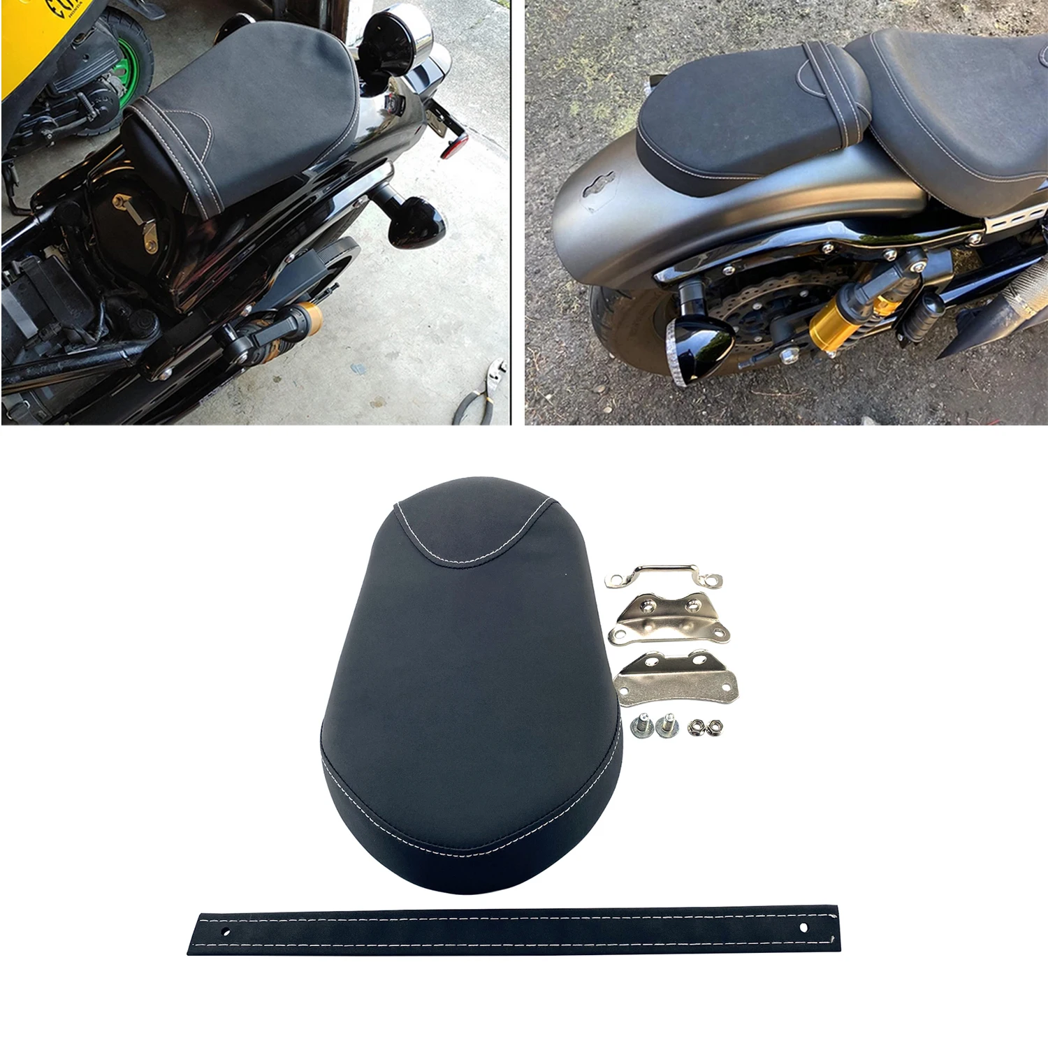 

Motorcycle Rear Passenger Pillion Seat For Yamaha Star Bolt XVS 950 R Spec Genuine 2014 2015 2016