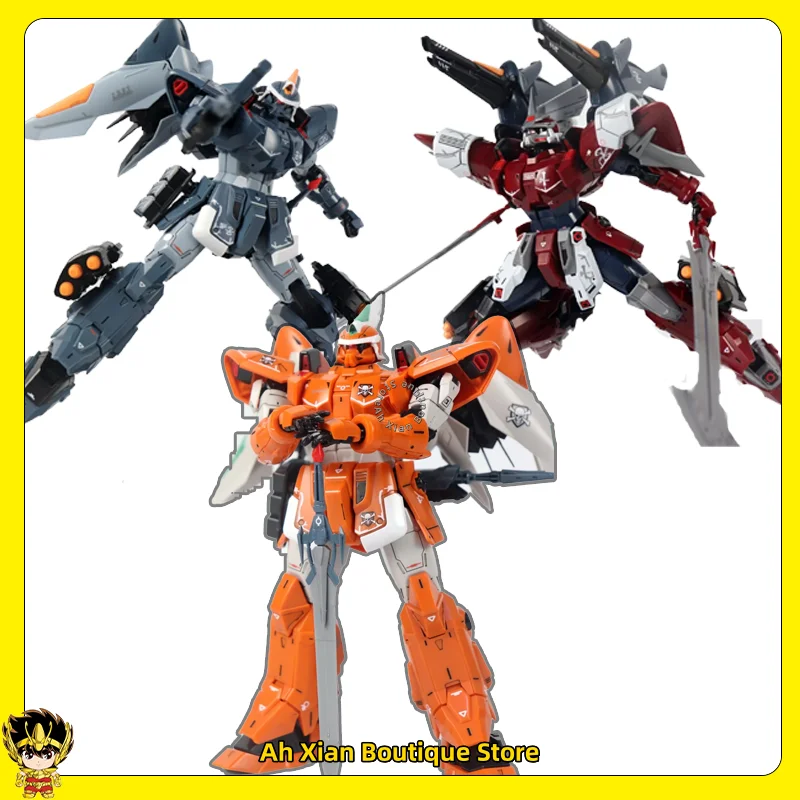

HY Model Z001 Ginn ZGMF-1017 Grey Orange Red Assembly Model Kit Collectible Action Figure Plastic Toys Ornament Robot Gift