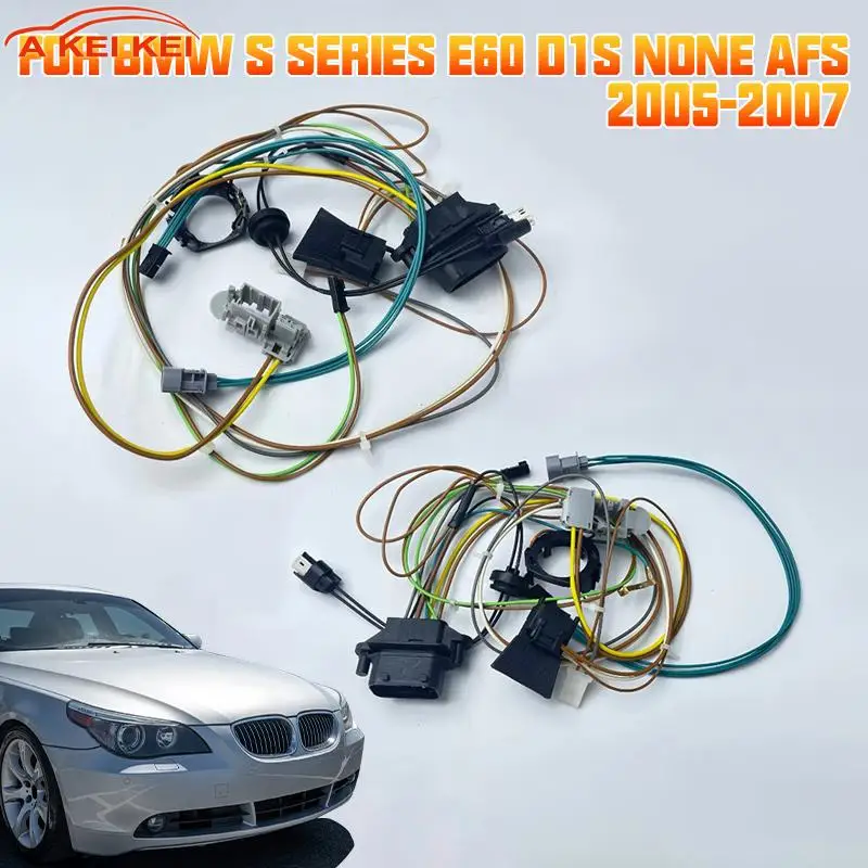 

For BMW 5 Serises E60 E61 2005-2007 Car headlight wiring harness internal wire harness plug non AFS D1S