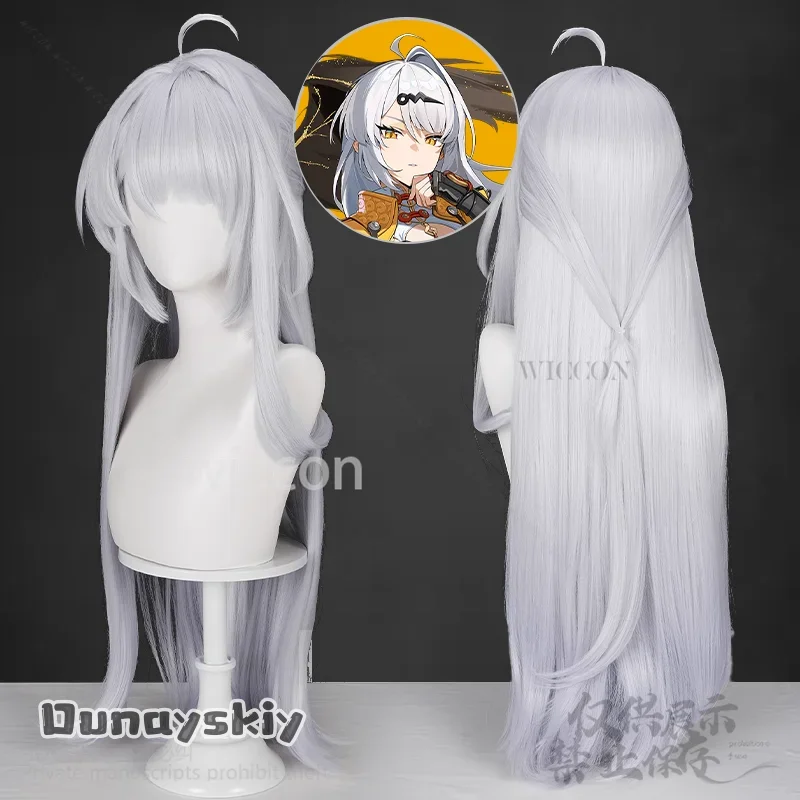 

CosplayZenless Zone Zero Game Cosplay Yixuan Anime Silver Hair Synthetic Hair Haipin Long Wigs Halloween Party Cos Customized