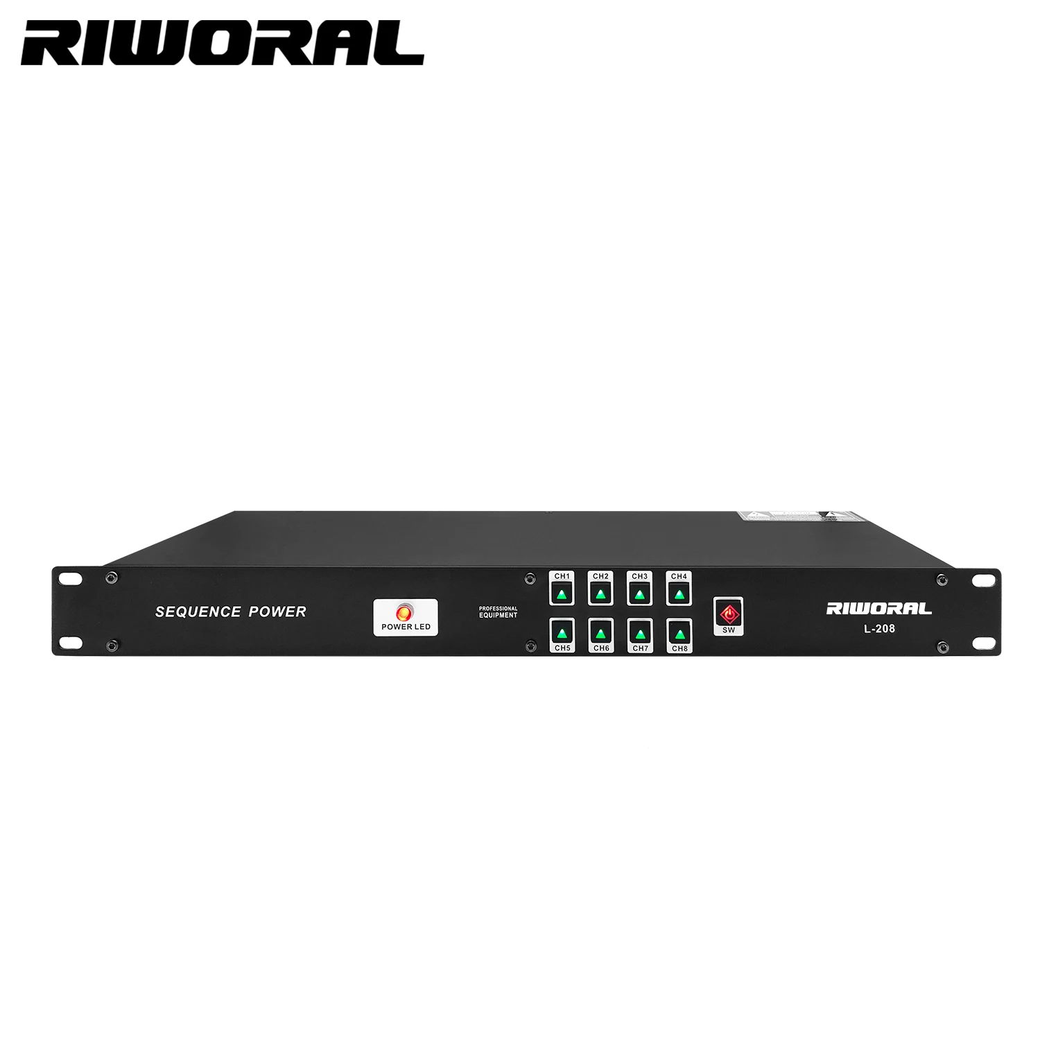 2026 L-208 حار بيع المهنية الصوت كاريوكي نظام الصوت AS-01 8 + 2 قناة تسلسل الطاقة DJ المراقب المالي #3