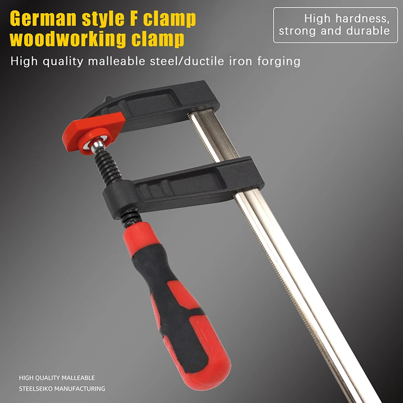 

Heavy Duty F ClampQuick Grip Bar Clamp Woodworking Metal Fixing Clamp High Strength Carpentry Clamps Hand Tools 50mm