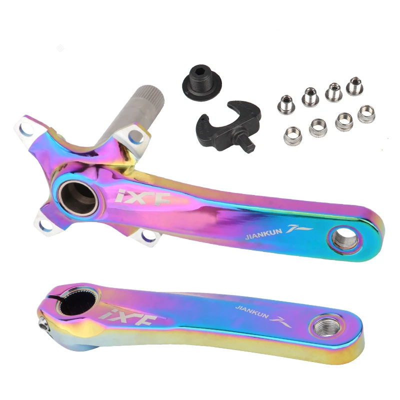 

Прочный шатун для велосипеда IXF MTB 170 мм Hollowtech MTB, шатуны для велосипеда 104 BCD, узкая широкая звездочка, велосипедная шатун