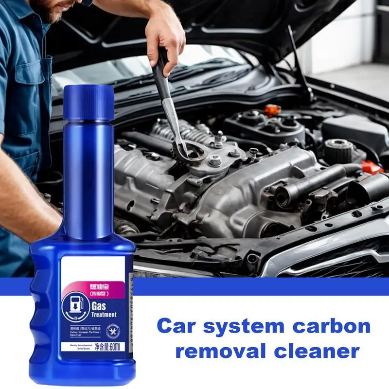 Engine Bay Cleaner Oil Tank Cleaner 60ml Car Engines Oil Additive Engine Flush Cleaner Powerful Engine Oil System Cleaner For