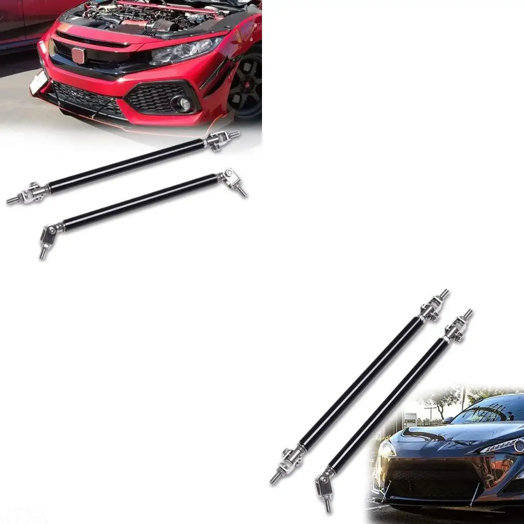 G7NA Adjustable Front Support Rod Bumper Splitter Diffuser Struts Tie Support Rod