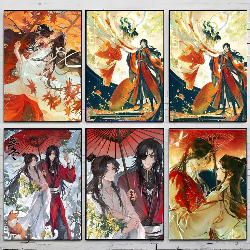 donghua fantasy H-Heaven Official's Blessing Poster Superior Home Space  Indoor Decorative Art & Home Decor