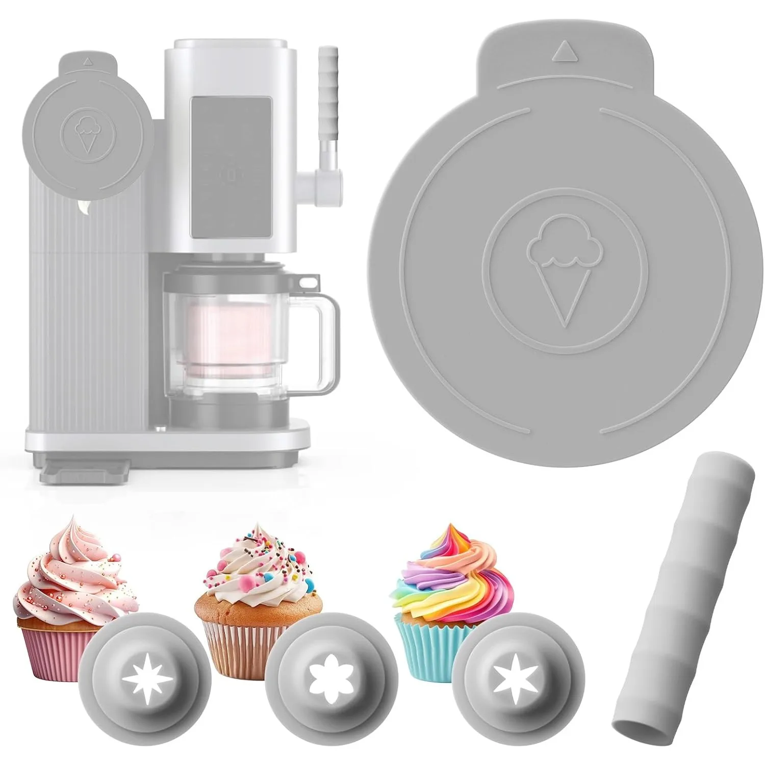 Couvercle d'étanchéité anti-poussière pour accessoires de machine à crème glacée Ninja Swirl NC700 NC701