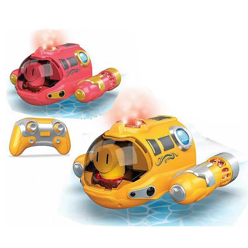 Baby-Mini RC Boot 2.4G Spray Afstandsbediening Boot Kinderwaterspeelgoed Verjaardagscadeau Onderzeeër Bootvorm