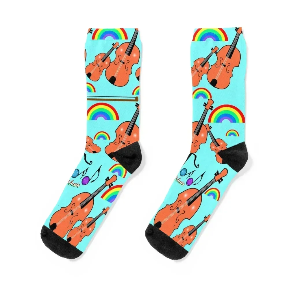 

violins Socks Rugby sports and leisure Wholesale Novelties Ladies Socks Men's
