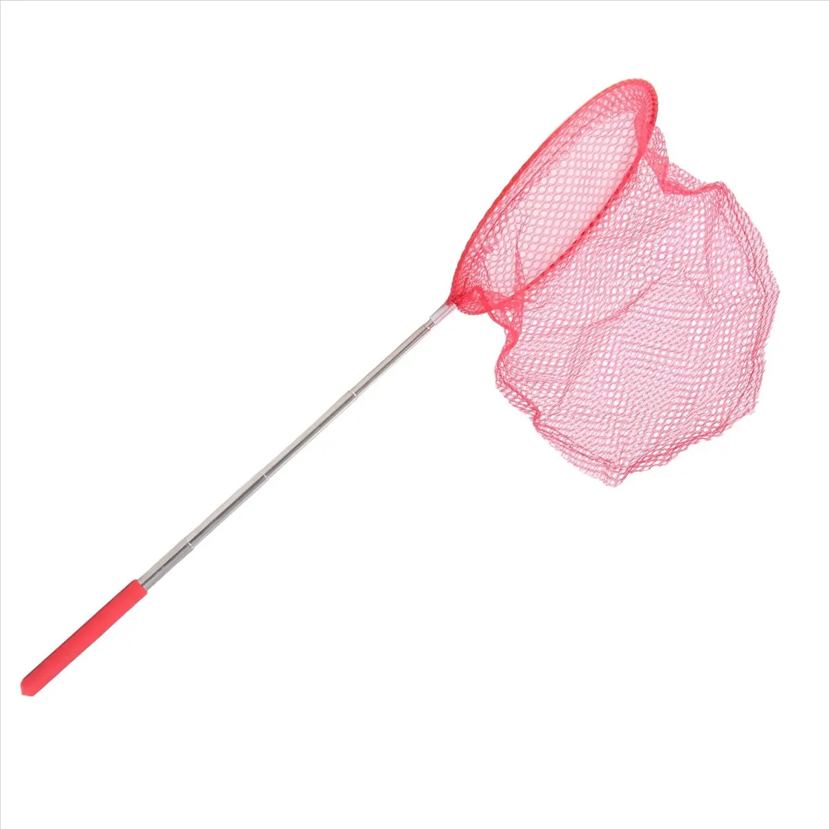 L79A Outdoor Catching Catching Butterfly Net Fishing Net Bag Stainless Steel Telescopic Fishing Net Tool Outdoor Telescopic Port