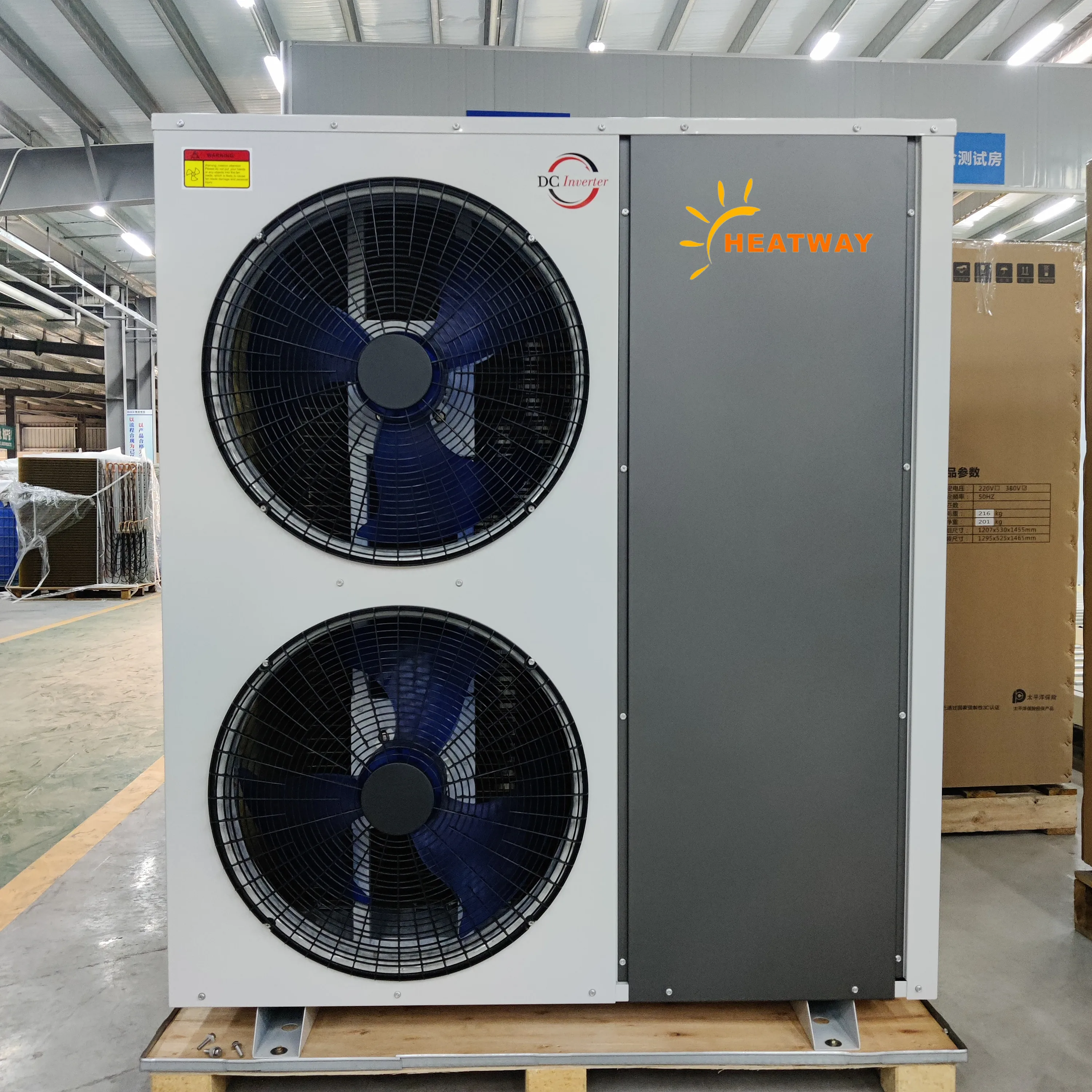 R32 China Air Source Heatpump Bomba de Calor Pompe a Chaleur Warmepumpe Inverter Air to Water Heat Pump Inverter Monobloc