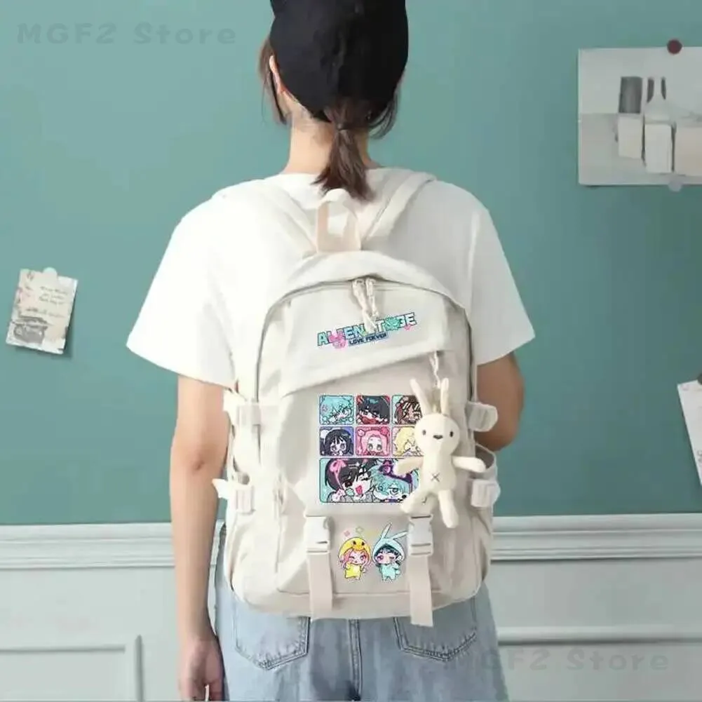

New Anime 2026 Shoulders Bag Student Alien Stage Ivti Cartoon Cosplay Schoolbag Backpack High-capacity Computer Casual Gift