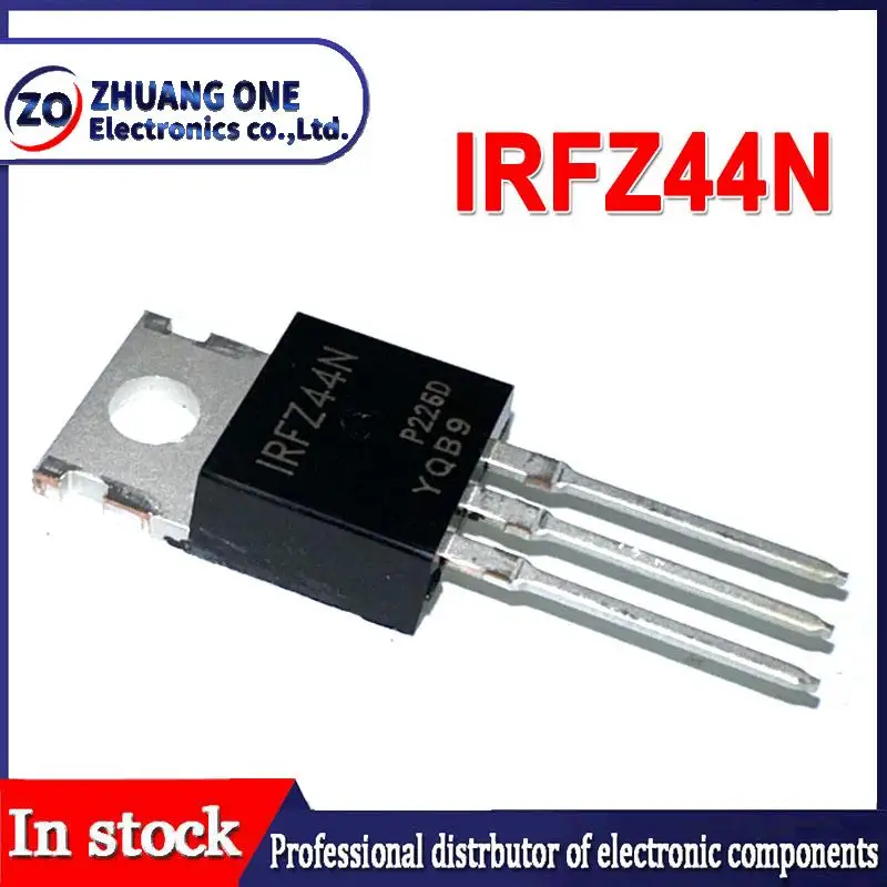 10PCS IRFZ44N TO220 IRFZ44NPBF PARA-220 IRFZ44 FZ44N IC novo e original