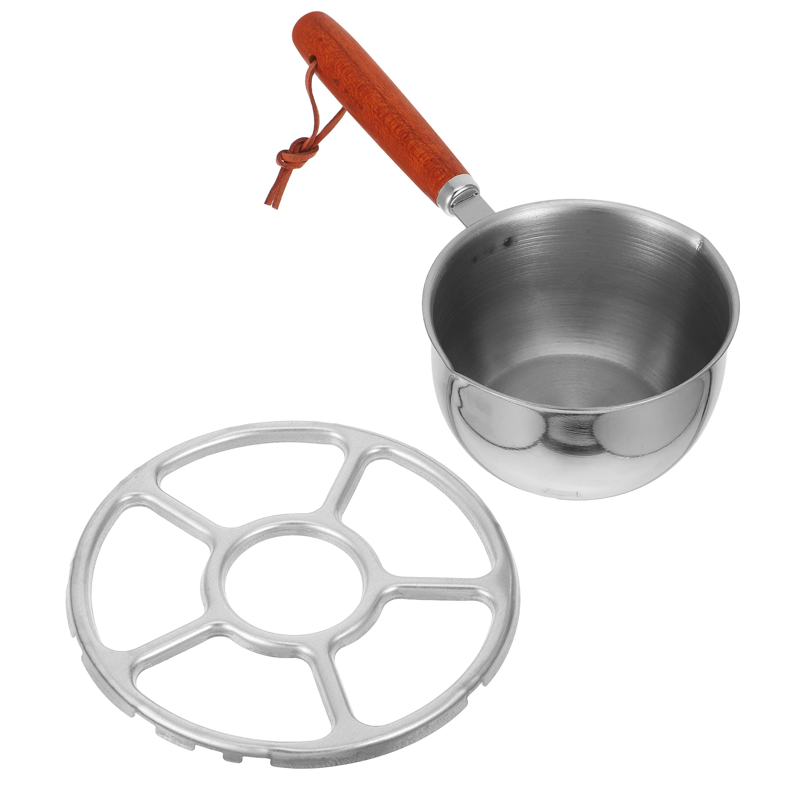 

Oil Pan Mini Cooking Pot Food Saucepan Butter Melting Stainless Steel Chocolate Warmer Pots Small Kitchen Tool