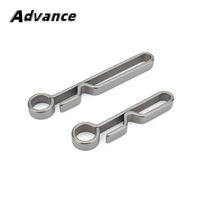Titanium Alloy Ring Belt Buckle EDC Outdoor Tool Keychain Accessories