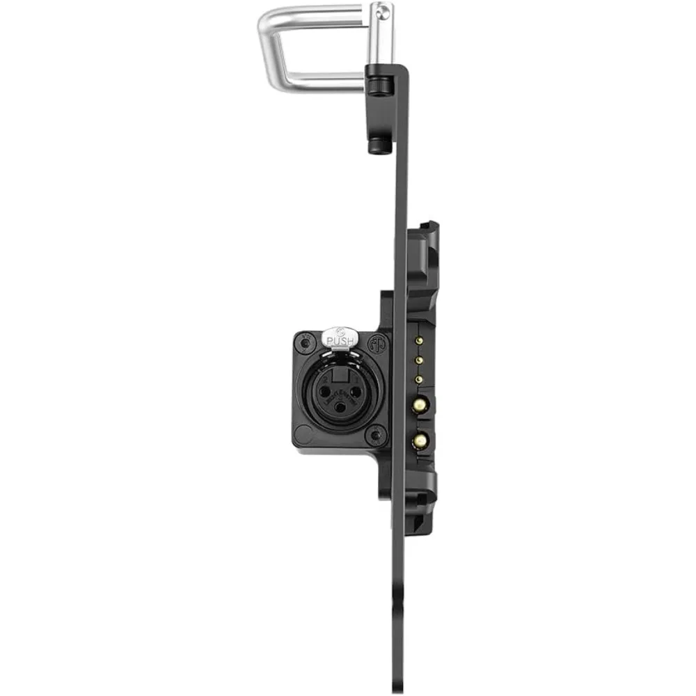 Alvin's Creativity B-Mount to XLR 3-Pin Power Output Handle Fixing Plate for ARRI Alexa S35 Mini/Mini LF, Camera Power Adapter