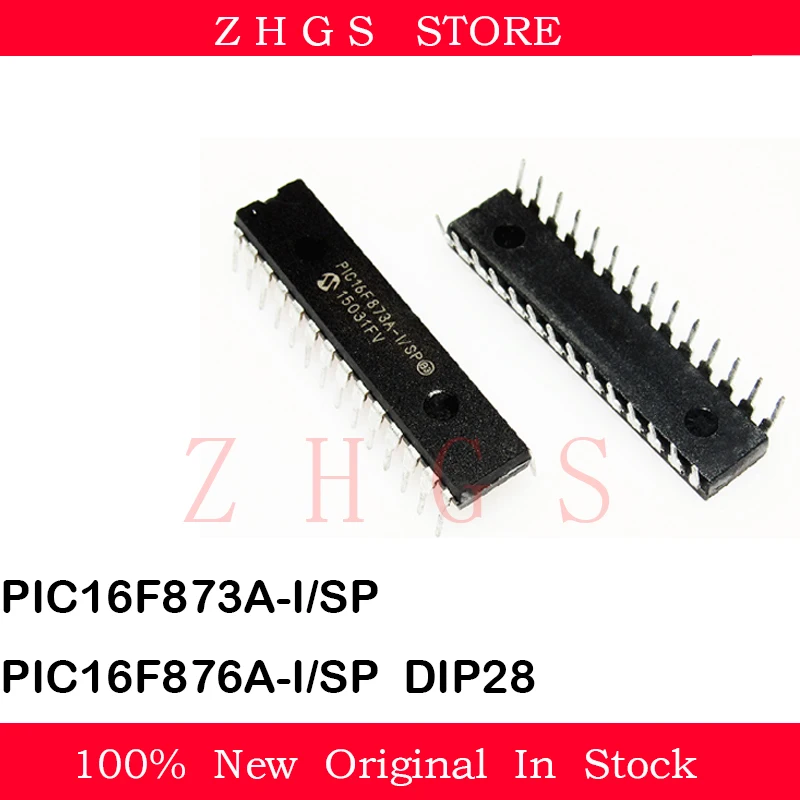 

10 шт. Φ/SP PIC16F873A PIC16F876A I/SP DIP-28 MCU IC CHIP, новый запас