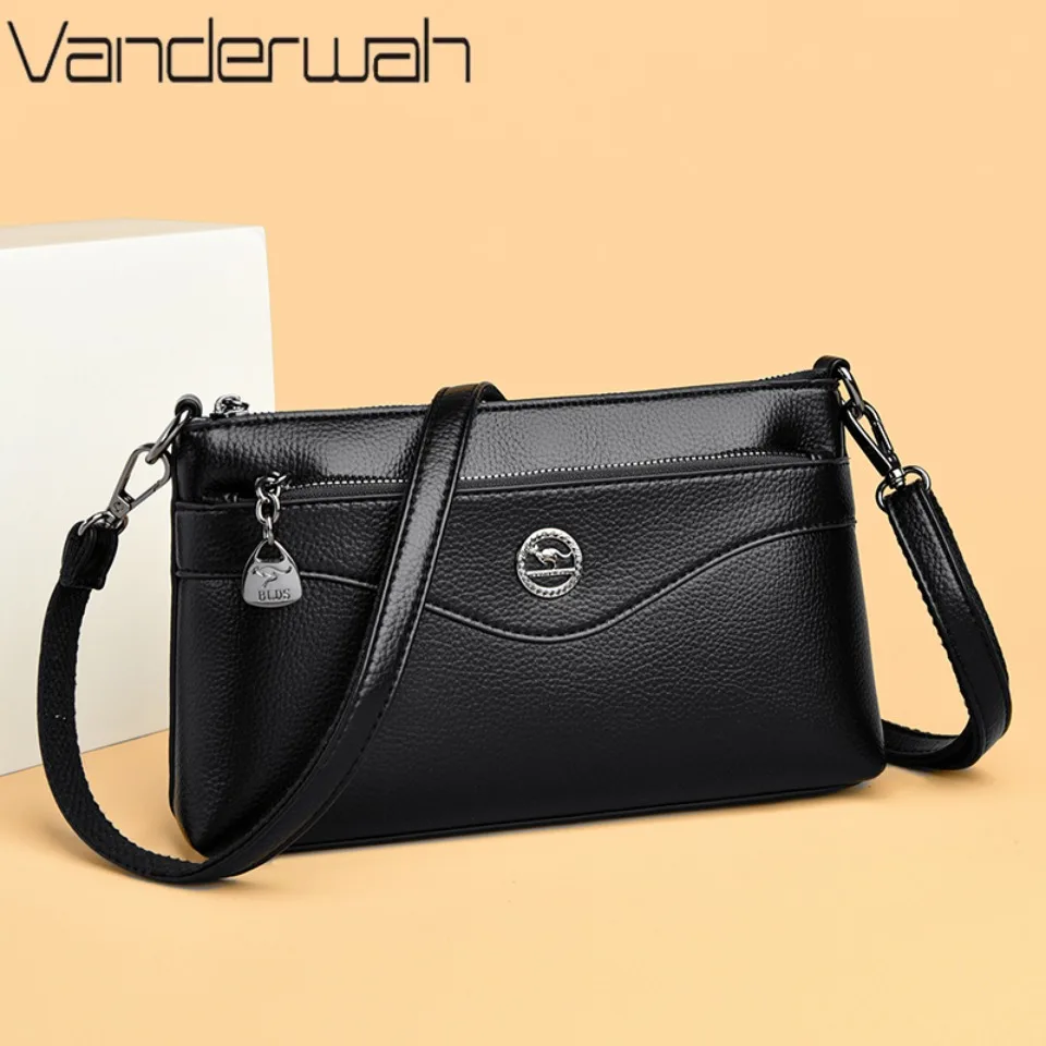 

Small Fashion Shoulder Bags for Women Soft Leather mama Handbags Crossbody Messenger Bag Purse Solid Color Clutch