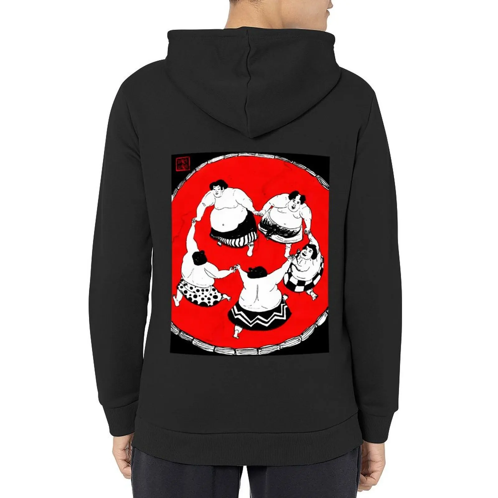 

Sumo dance Hoodie mens clothes korean clothes korean autumn clothes korean style japanese hoodie