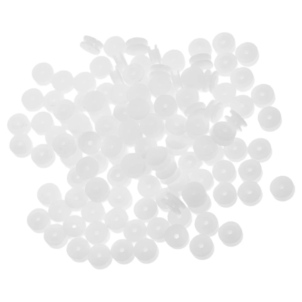 

50pcs Pulley Wheel Gears 9.32A Diameter 9.3mm White PP Material Plastic Model Accessories Mini Gear for DIY Toys Multipurpose