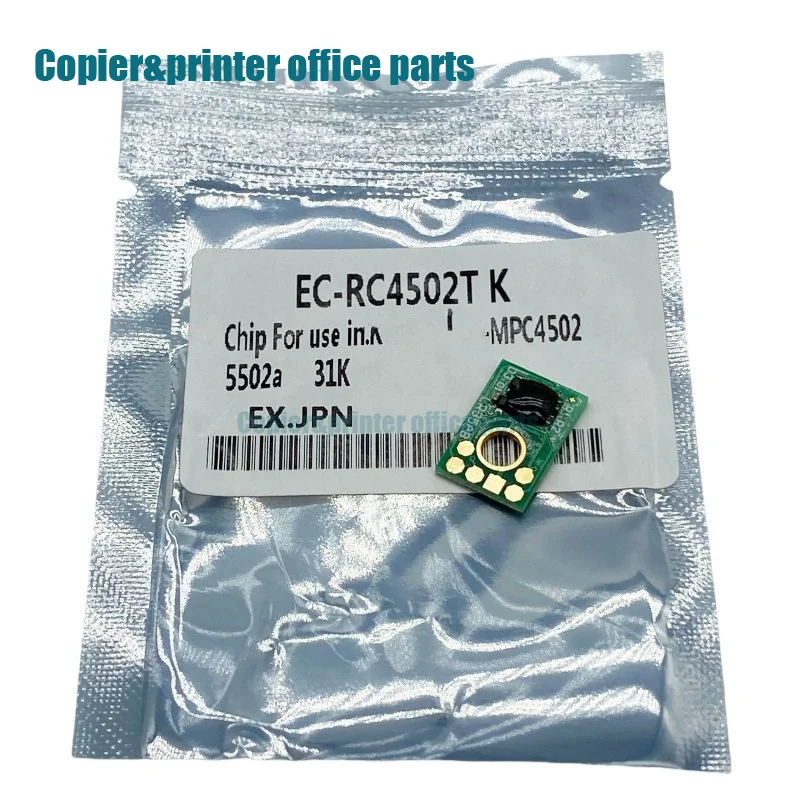 1SET/4PCS EC-RC4502T KCMY Chip Compatibile Per Ricoh MP C4502 C5502 Toner Chip Stampante Copiatrice Pezzi di Ricambio