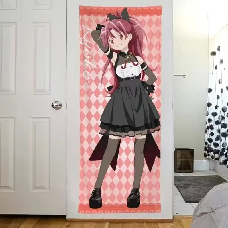 VIKAMA Japanese Sweet Anime Girl Wall Tapestry Backdrop Polyester Wall Hanging Bedroom Dorm Living Room Aesthetic Home Decor