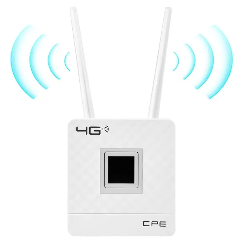 Solid CPE903 LTE Home 3G 4G 2 External Antennas Wifi Modem CPE Wireless Router With RJ45 Port And SIM Card Slot US Plug