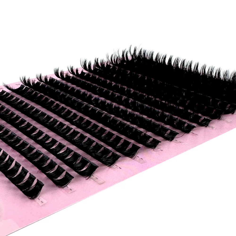 NEW Cluster Eyelash Extension 266Bundles 80D Natural Style Individual Eyelashes Handmade Eyelash Bundles 3D Mink Lashes