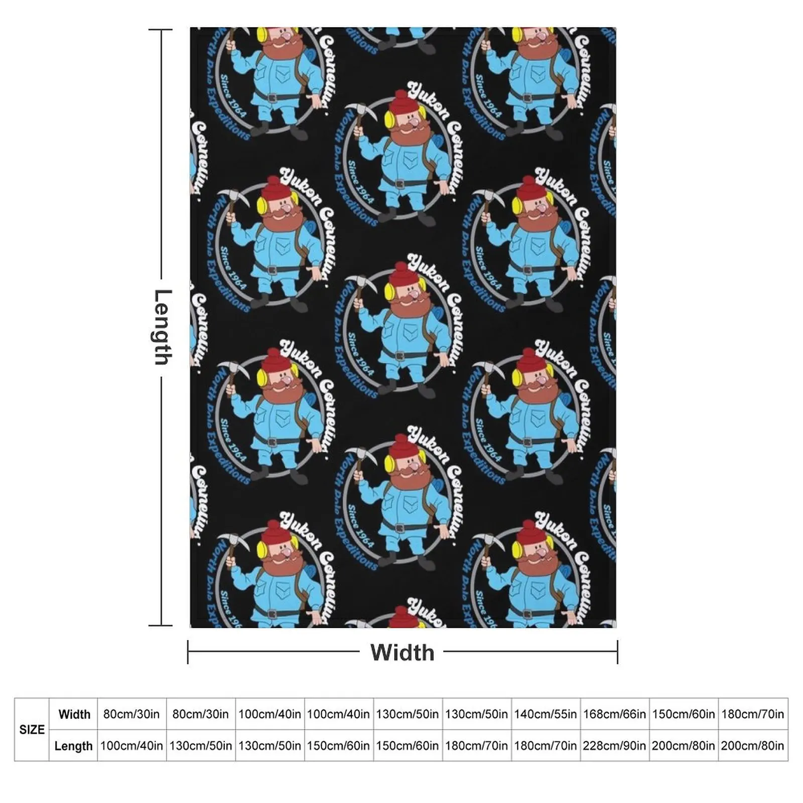 Yukon_s North Pole Expeditions Throw Blanket Baby Bed Luxury Thicken Thermals For Travel Nap Picnic Blankets