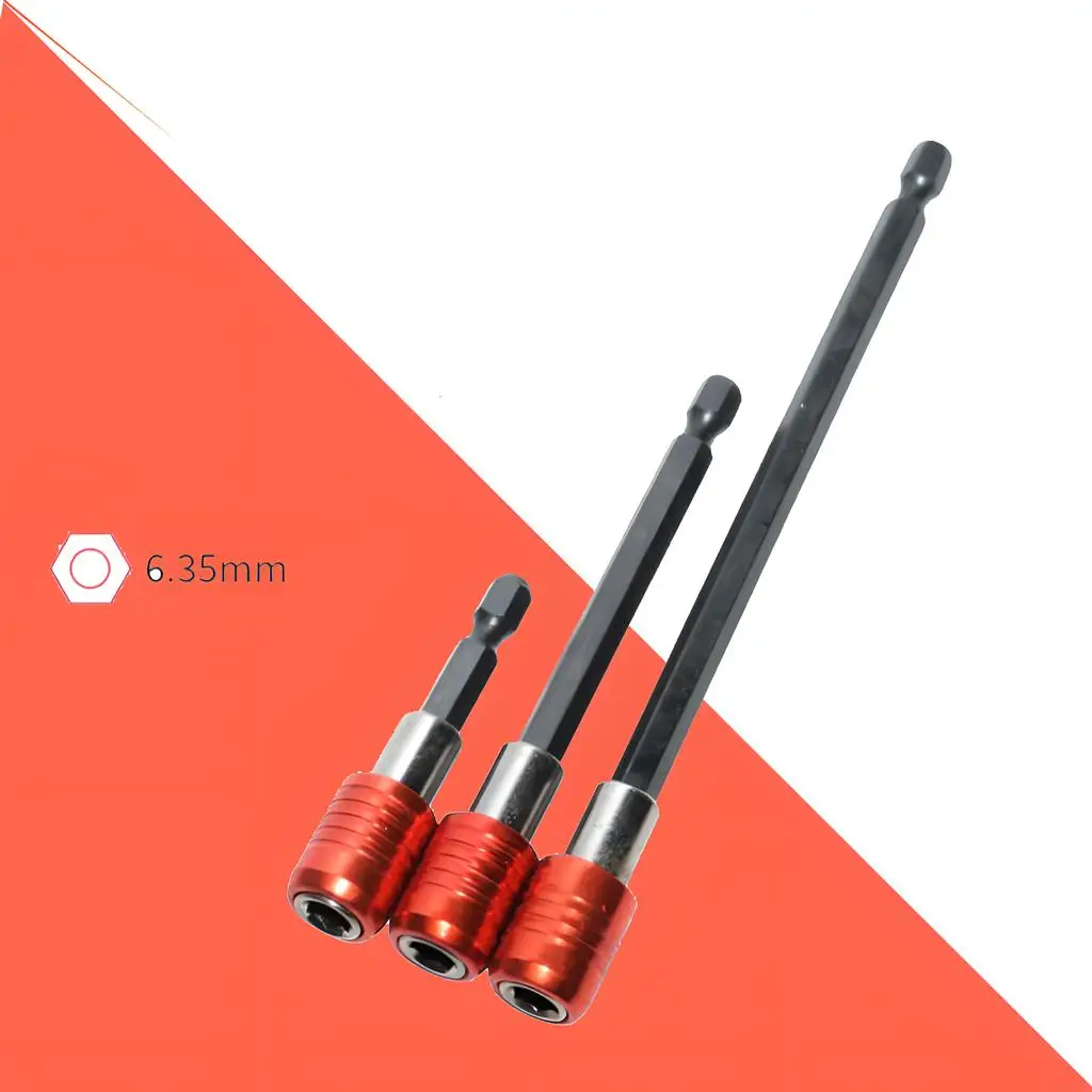 

6 шт./компл. 1/4 шестиугольная ручка, сверло, соединительный удлинитель 60/100/150 мм, быстроразъемная магнитная отвертка, удлинительный держатель